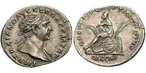  Denarius Roman Empire (27BC-395) Silver Trajan (53-117)