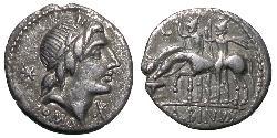  Denarius Roman Republic (509BC-27BC) Silver 