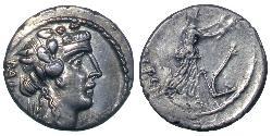  Denarius Roman Republic (509BC-27BC) Silver 