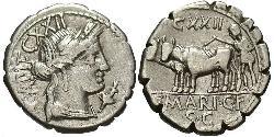  Denarius Roman Republic (509BC-27BC) Silver 