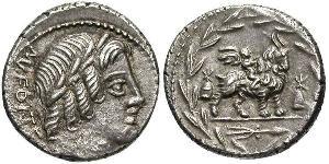  Denarius Roman Republic (509BC-27BC) Silver 