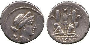  Denarius 罗马共和国 (509 BC - 27 BC) 銀 尤利烏斯·凱撒