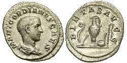  Denarius 羅馬帝國 銀 戈爾迪安三世(225-244)