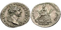  Denarius 羅馬帝國 銀 Trajan (53-117)