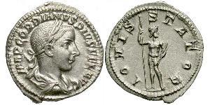  Denarius 羅馬帝國 銀 戈爾迪安三世(225-244)