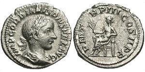  Denarius 羅馬帝國 銀 戈爾迪安三世(225-244)