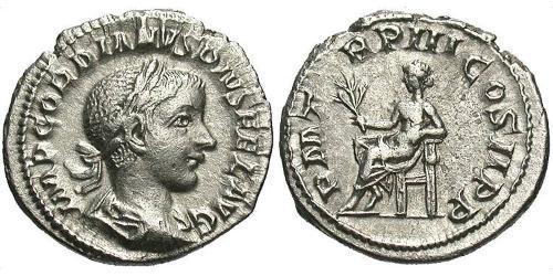  Denarius 羅馬帝國 銀 戈爾迪安三世(225-244)