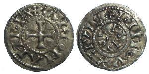  Denaro Francia medioevale (843-1791) Argento Carlomanno I (751- 771)