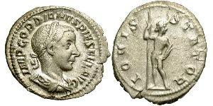  Denier Empire romain (27BC-395) Argent Gordien III(225-244)