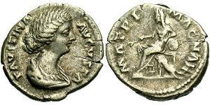  Denier Empire romain (27BC-395) Argent Faustina II (130-175)
