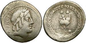  Denier République romaine (509BC-27BC) Argent 
