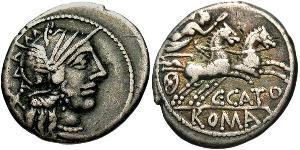 Denier République romaine (509BC-27BC) Argent 
