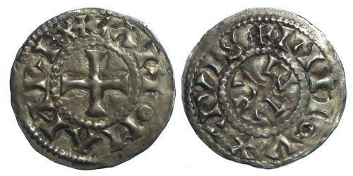  Dinaro Reino de Francia (843-1791) Plata Carlomán I (751- 771)
