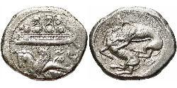  Dishekel Antigua Grecia (1100BC-330) Plata 