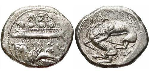  Dishekel Antikes Griechenland (1100BC-330) Silber 