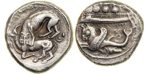  Dishekel Ancient Greece (1100BC-330) Silver 