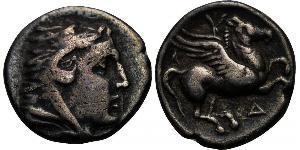  Drachm Antikes Griechenland (1100BC-330) Silber 