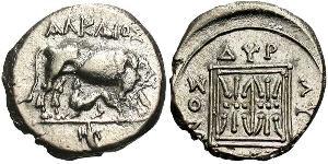  Drachm Durrës(Illyrien) Silber 