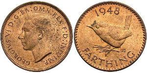  Farthing Reino Unido (1922-) Bronce Jorge VI (1895-1952)