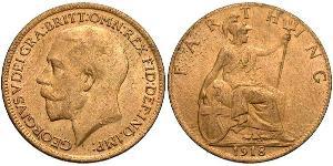  Farthing United Kingdom of Great Britain and Ireland (1801-1922) Bronze George V of the United Kingdom (1865-1936)