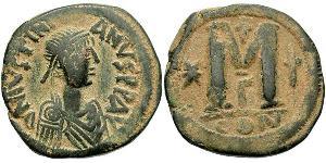  Follis Byzantine Empire (330-1453) Bronze Justinian I (482-565)