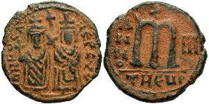  Follis Empire byzantin (330-1453) Bronze Phocas(?-610)
