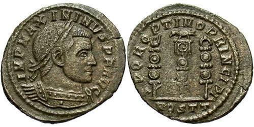  Follis Empire romain (27BC-395) Bronze Maximin II (270 - 313)