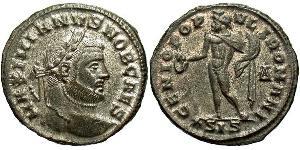  Follis Roman Empire (27BC-395) Bronze Galerius Maximianus (260-311)