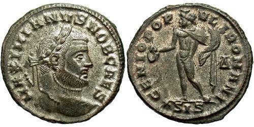  Follis Römische Kaiserzeit (27BC-395) Bronze Galerius Maximianus (260-311)