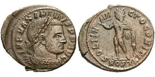  Follis Römische Kaiserzeit (27BC-395) Bronze Maximinus II (270 - 313)
