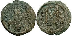  Follis Impero bizantino (330-1453) Bronzo Giustiniano I (482-565)