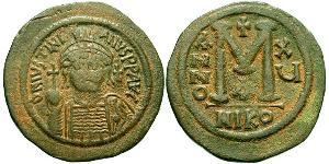  Follis Impero bizantino (330-1453) Bronzo Giustiniano I (482-565)