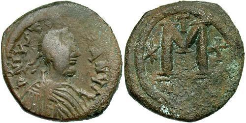  Follis Impero bizantino (330-1453) Bronzo Giustiniano I (482-565)
