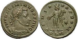 Follis Impero romano (27BC-395) Bronzo Massimino II (270 - 313)