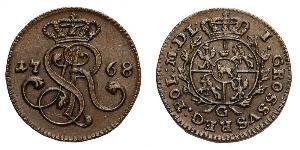  Grosh Confederazione Polacco-Lituana (1569-1795) Rame Stanislao II di Polonia (1732 - 1798)