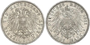  Grosh / 10 Pfennig Reino de Sajonia (1806 - 1918)  Federico Augusto II de Sajonia