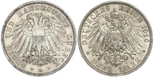  Grosh / 10 Pfennig Royaume de Saxe (1806 - 1918)  Frédéric-Auguste II de Saxe