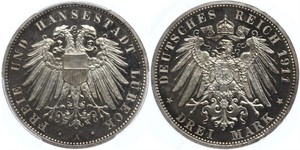 Grosh / 10 Pfennig Royaume de Saxe (1806 - 1918)  Frédéric-Auguste II de Saxe