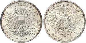  Grosh / 10 Pfennig Royaume de Saxe (1806 - 1918)  Frédéric-Auguste II de Saxe