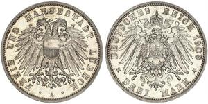  Grosh / 10 Pfennig Royaume de Saxe (1806 - 1918)  Frédéric-Auguste II de Saxe