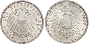  Grosh / 10 Pfennig Royaume de Saxe (1806 - 1918)  Frédéric-Auguste II de Saxe