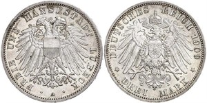 Grosh / 10 Pfennig Royaume de Saxe (1806 - 1918)  Frédéric-Auguste II de Saxe