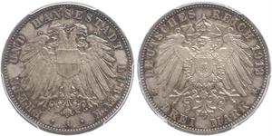  Grosh / 10 Pfennig 萨克森王国 (1806 - 1918)  弗里德里希·奥古斯特二世