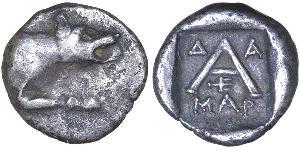  Hemidrachm Grèce antique (1100BC-330) Argent 