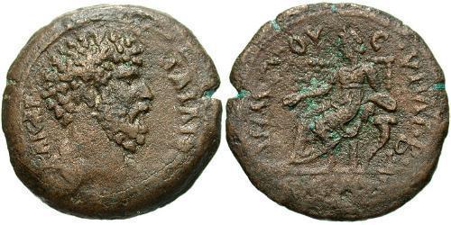  Hemidrachm Imperio romano (27BC-395) Bronce Adriano  (76 - 138) 