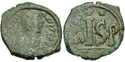  Nummus Impero bizantino (330-1453) Bronzo Giustiniano I (482-565)