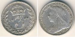  Penny Vereinigtes Königreich von Großbritannien und Irland (1801-1922) Silber Victoria (1819 - 1901)