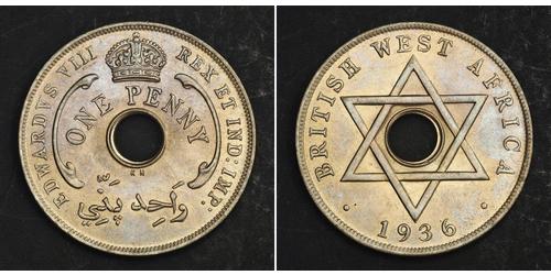  Penny British West Africa (1780 - 1960) 銅/镍 爱德华八世 (1894-1972)