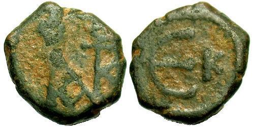  Pentanummium Byzantine Empire (330-1453) Bronze Justin II (520-578)