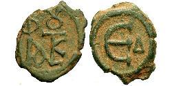  Pentanummium Impero bizantino (330-1453) Bronzo Giustino II (520-578)